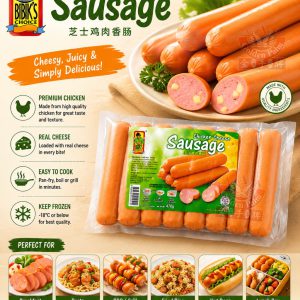 Bibik’s Choice Chicken Cheese Sausage 鸡肉芝士香肠
