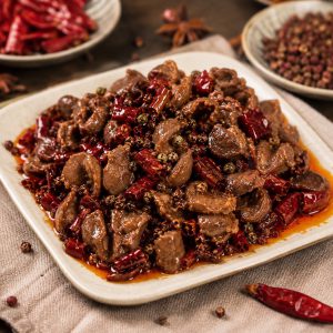 Braised Sze Chuan Ma La Duck Gizzards 四川麻辣卤鸭胗