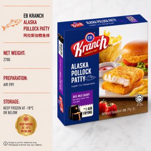 EB KRANCH Alaska Pollock Patty 阿拉斯加鳕魚排
