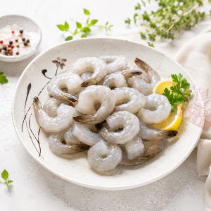 Frozen White Shrimp (TAIL ON) 41/50 凤尾虾 1Kg/Pkt