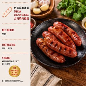 Golden Palm Taiwan Chicken Sausage 台湾鸡肉香肠